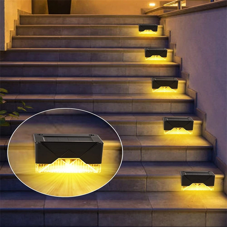 Wholesale Waterproof LED Solar Stair Lamp for Garden Decoration Quality Solar Garden Fence Light Hot LED Decoration Garden Light